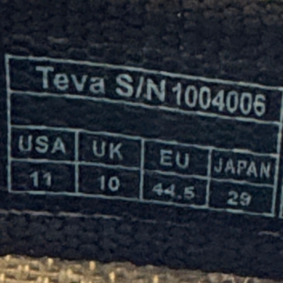 Teva Multicolor Sandals - Blue, Red, Yellow - Picture 11 of 13